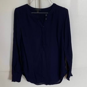 J Crew Navy Blouse